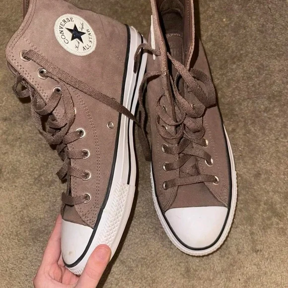 Converse Chocolate High-Top Sneakers - Picture 3 of 5